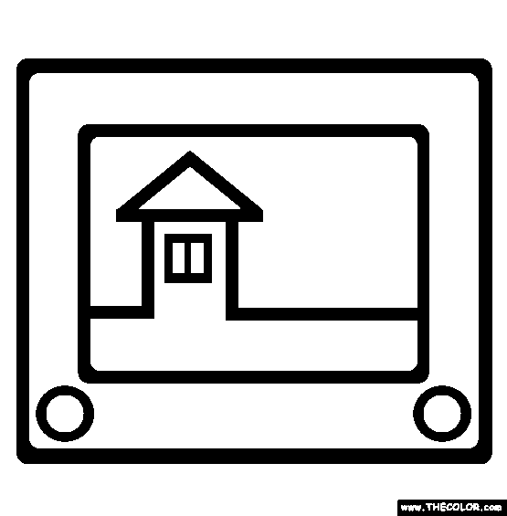 The Etch A Sketch Coloring Page