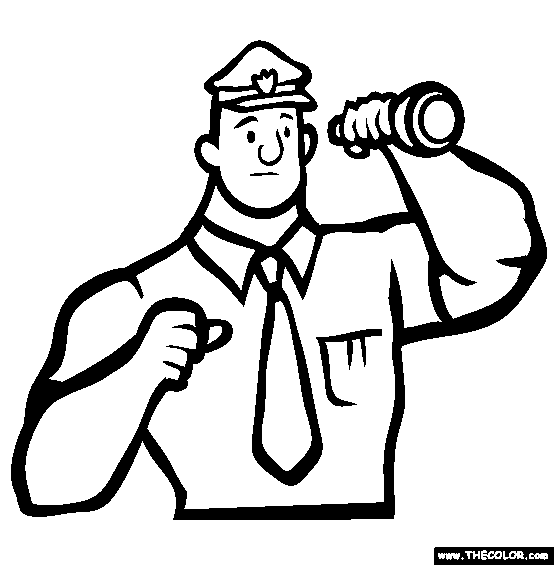 The Flashlight Coloring Page