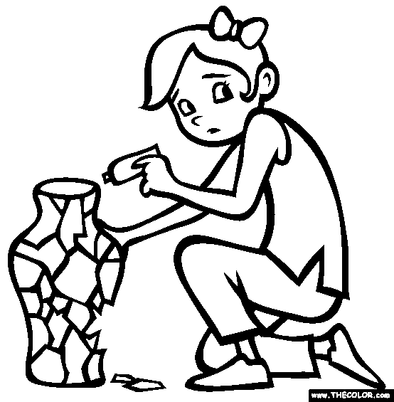 Glue Coloring Page