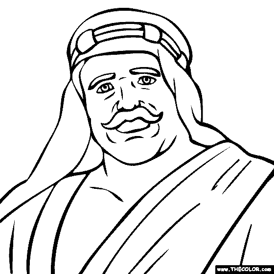 The Iron Sheik Coloring Page