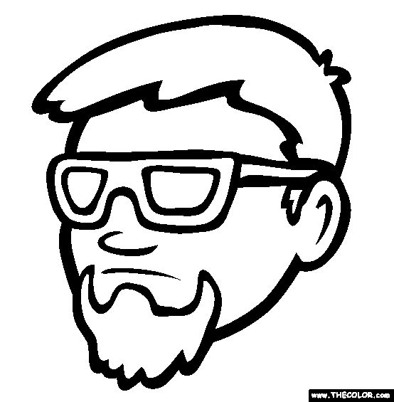 Spectacles Coloring Page