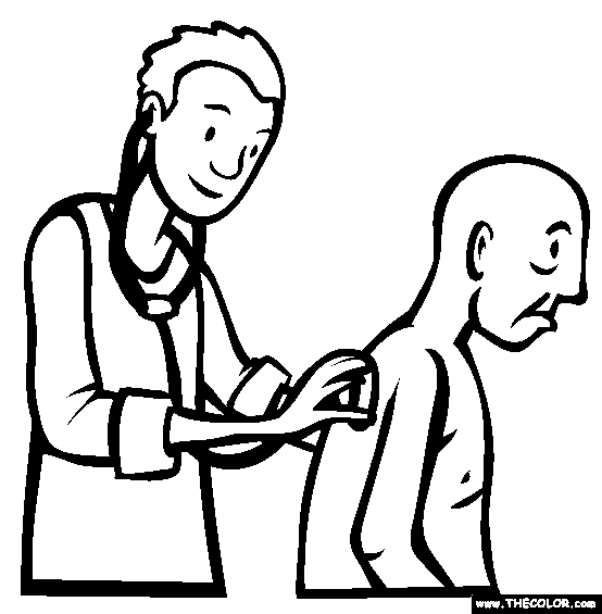 The Stethoscope Coloring Page