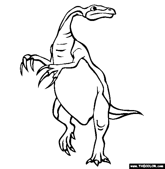 Therizinosaurus Coloring Page