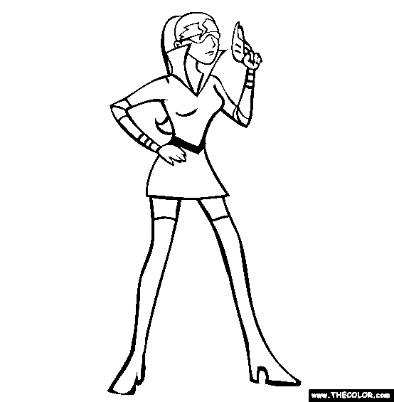Thunder Fox Coloring Page