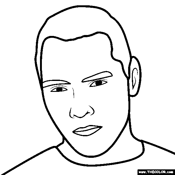 Tiesto Coloring Page