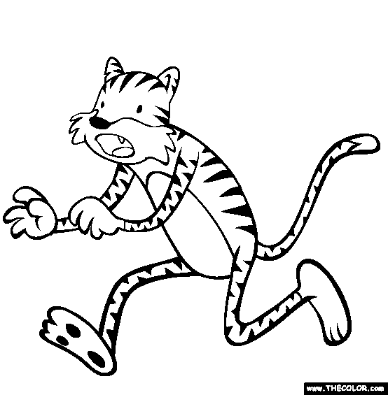 Tiger Coloring Page