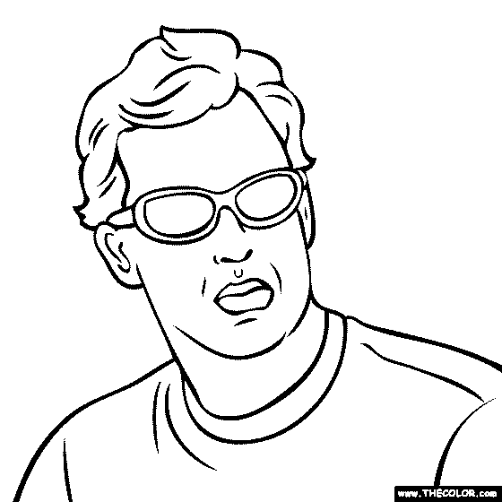 Tom Curren Coloring Page
