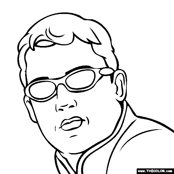 Tony Stewart Coloring Page