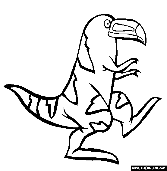 Toucansaurus Coloring Page