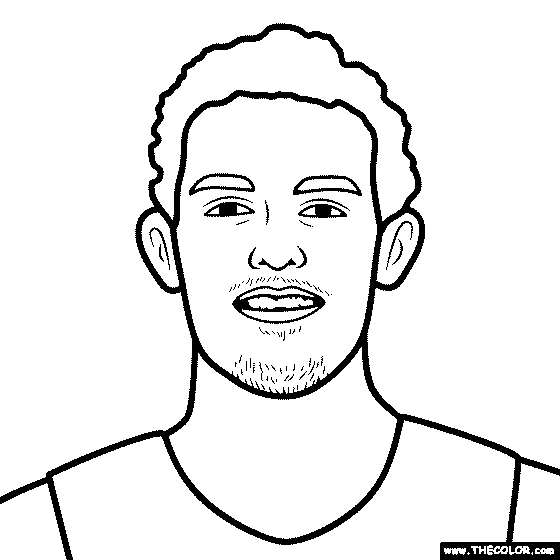 Trae Young Coloring Page