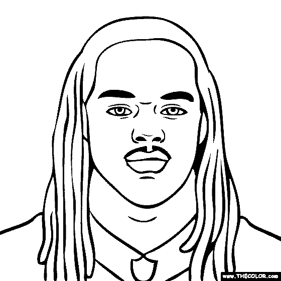 Trent Richardson Coloring Page