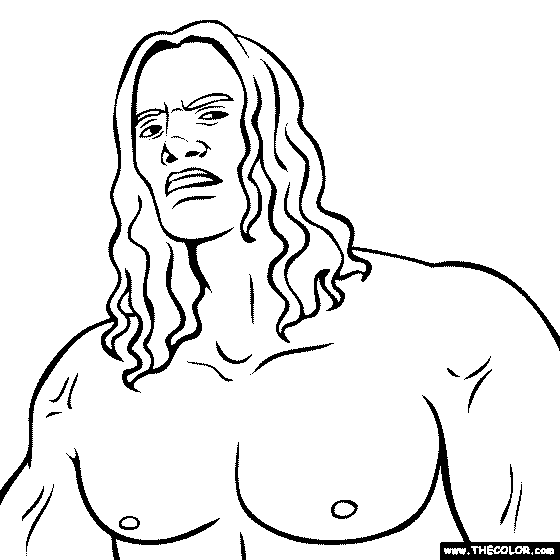 Triple H Coloring Page