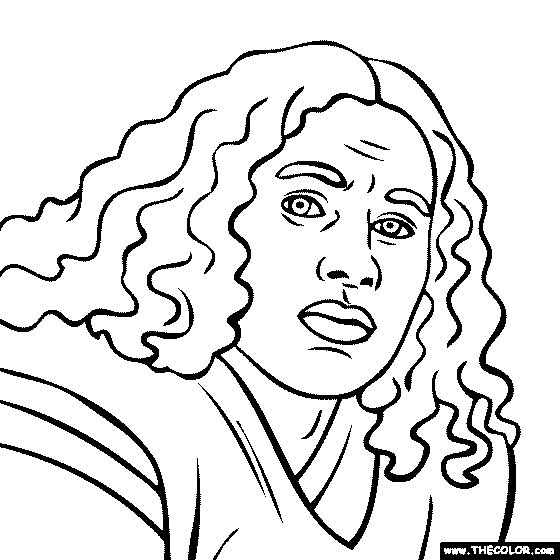 Troy Polamalu Coloring Page