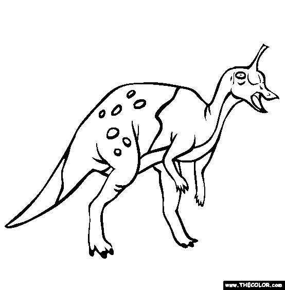 Tsintaosaurus Coloring Page