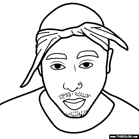 famous rappers coloring pages