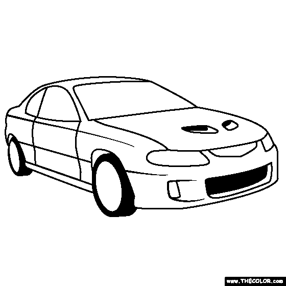 Vauxhall Monaro Coloring Page