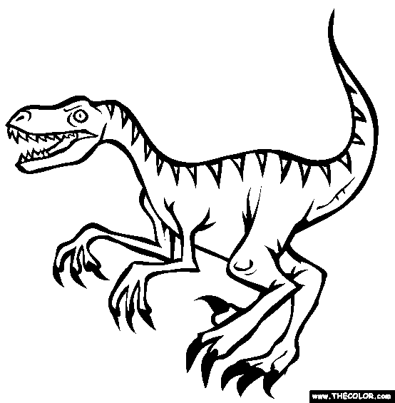 Dinosaur Online Coloring Pages