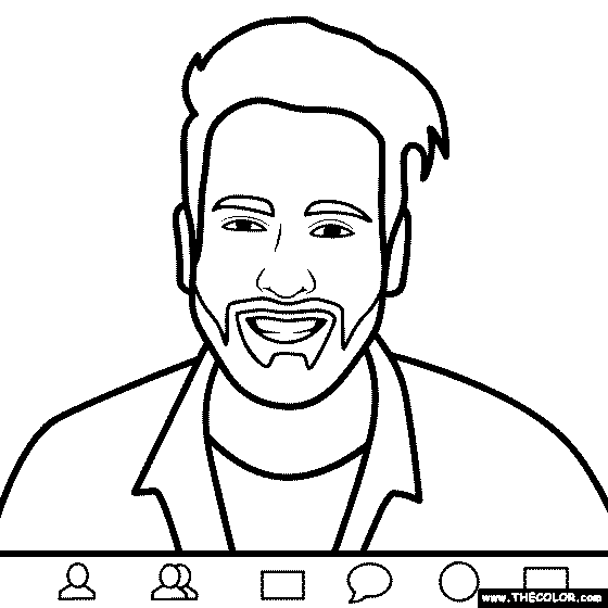 Video Call Coloring Page