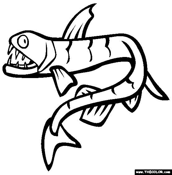 Viperfish Coloring Page