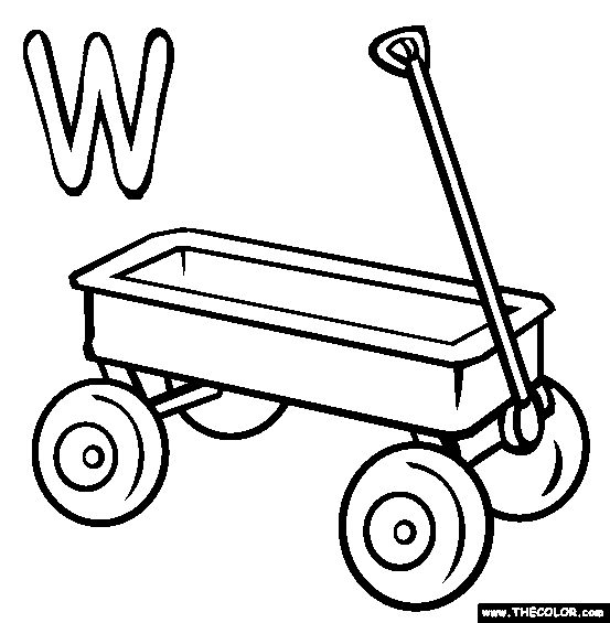 W Coloring Page