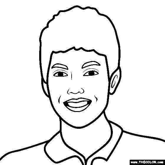 Wilma Rudolph Coloring Page