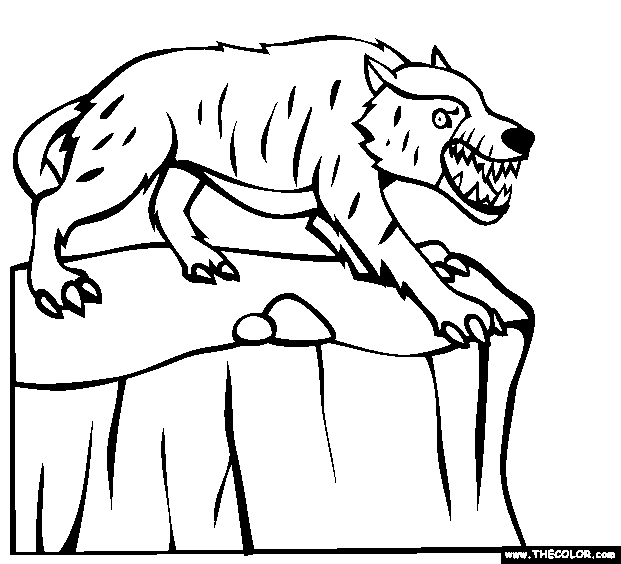 Wolf Coloring Page