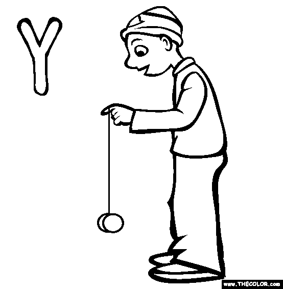 Y Coloring Page