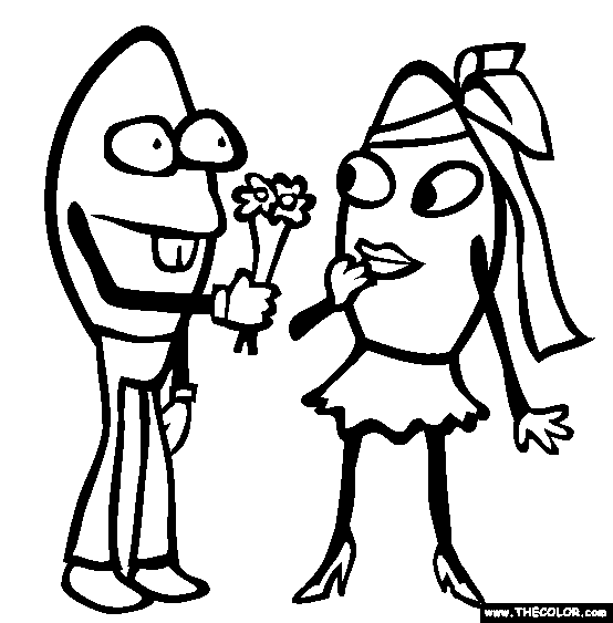 Yam Coloring Page