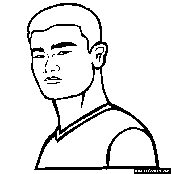 Yao Ming Coloring Page