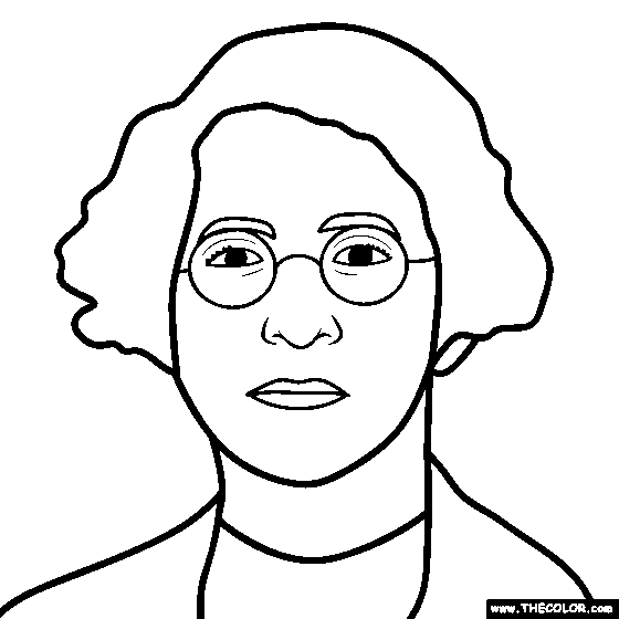 Ynes Mexia Coloring Page Ynes Mexia Coloring Page