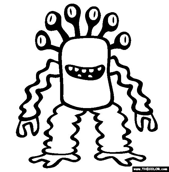 monsters online coloring pages