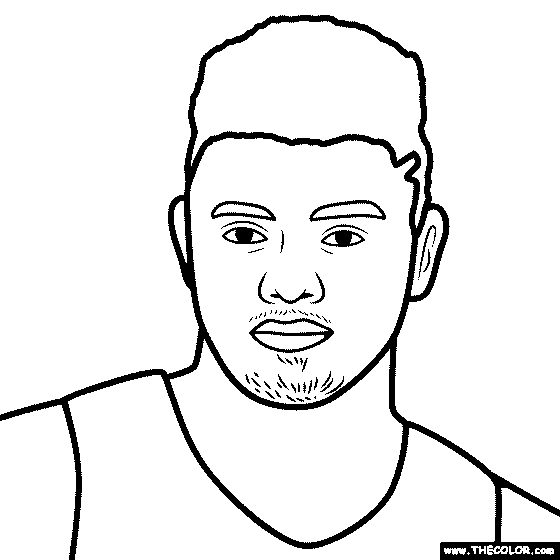 Zion Williamson Coloring Page