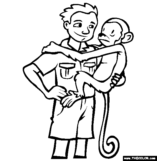 zookeeper coloring pages - photo #5