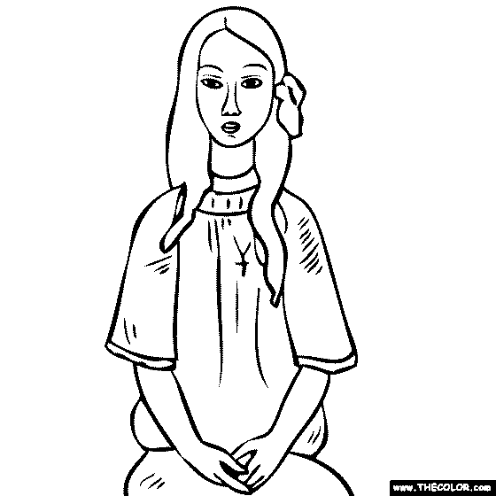 Amedeo Modigliani - Alice painting Coloring Page