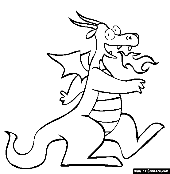 Dragon Coloring Page