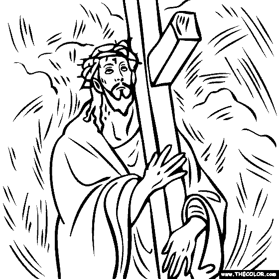 Passion Of Christ Coloring Pages 4