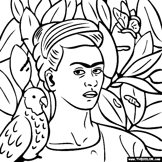Frida Kahlo - Self Portrait with Bonito