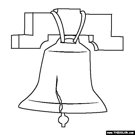 Liberty Bell Coloring Page