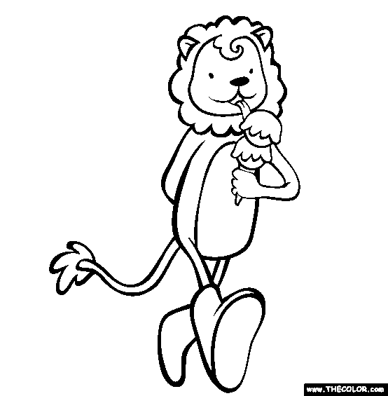 Lion Coloring Page