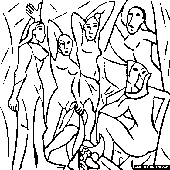 Pablo Picasso - Les Demoiselles d
