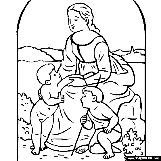 Raffaello Sanzio - The Virgin and Child with Saint