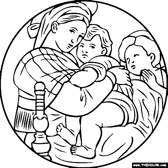 Raffaello Sanzio - Madonna della Seggiola (Sedia)